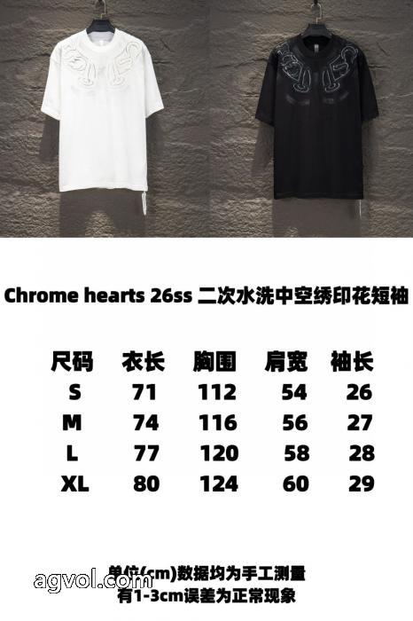 新作コレクション 大人気限定カラー 新作登場ブランド スーパー コピー 優良店CHROME HEARTS半袖Tシャツ_0_0
