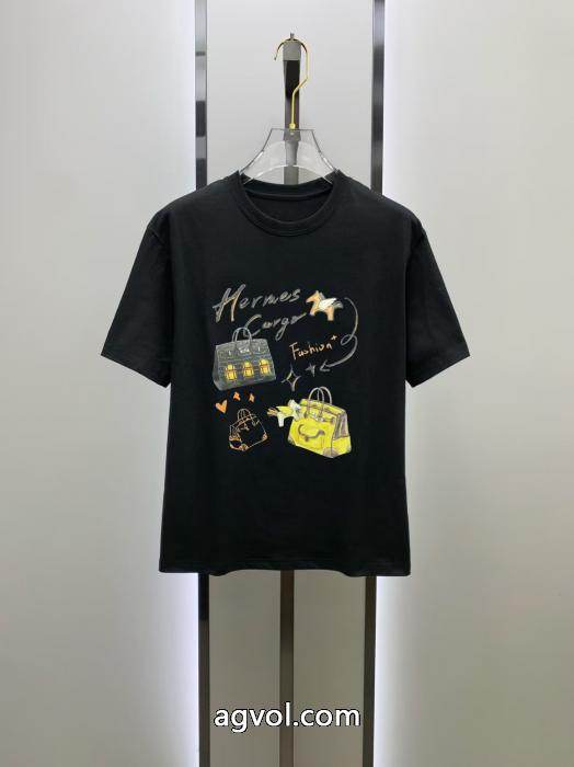 半袖TシャツHERMES偽 ブランド 購入魅力的な新作 安価 大人の色味 _0_1