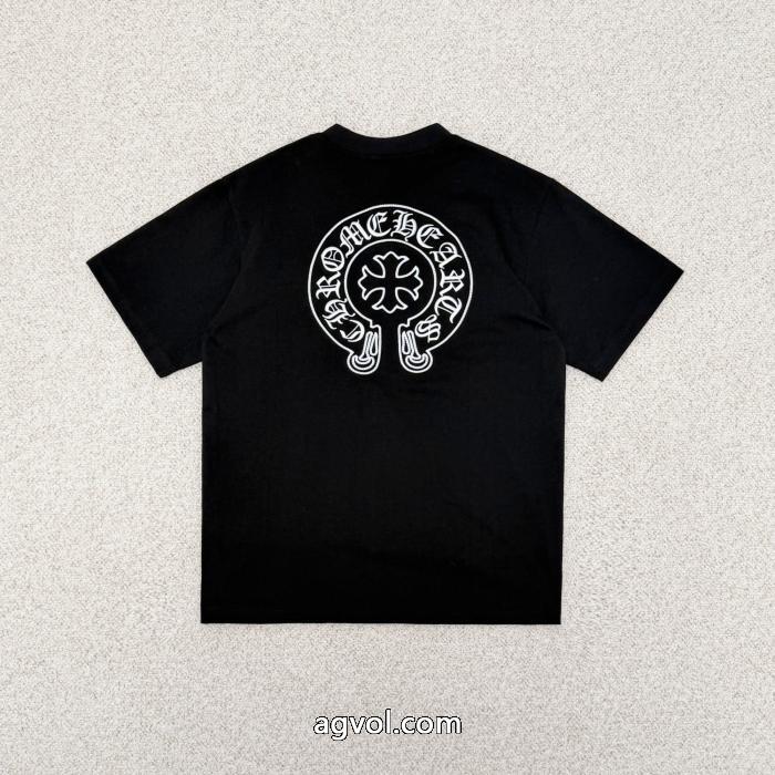 赤字超特価得価 今季トレンド 夏季超人気アイテムブランド コピー s 級CHROME HEARTS半袖Tシャツ_0_4