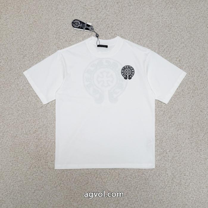 赤字超特価得価 今季トレンド 夏季超人気アイテムブランド コピー s 級CHROME HEARTS半袖Tシャツ_0_5