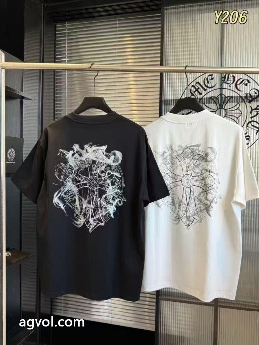 ブランド 偽物 激安半袖Tシャツ流行シンボル 人気新作登場 個性的！CHROME HEARTS_0_1