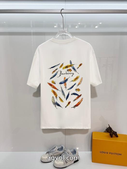 半袖Tシャツ激安 通販 ブランド雑誌掲載 国内発 高級感ある 最安値激しい争奪戦BURBERRY_0_0