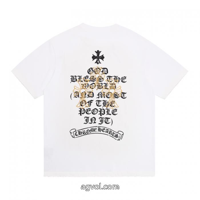 上品上質 ハイクオリティー 今年度最新限定スーパー コピー 安心半袖TシャツCHROME HEARTS_0_1