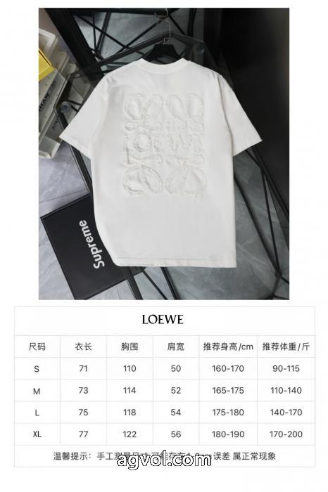 万能着 最旬トレンド 2026年最注目の偽物 ブランド 激安LOEWE半袖Tシャツ_0_1