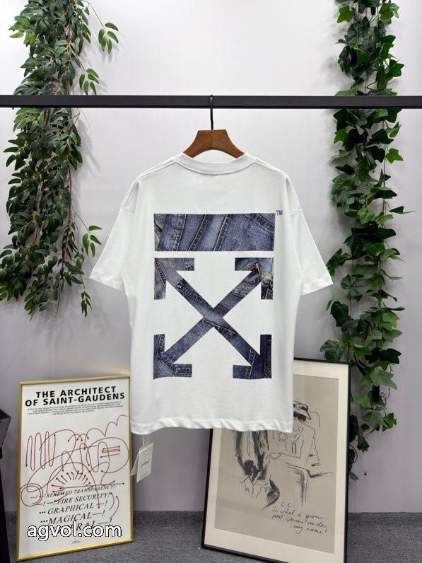 半袖Tシャツ数量限定新品 SS26オシャレ 雑誌掲載アイテム Off-White偽 ブランド_0_0