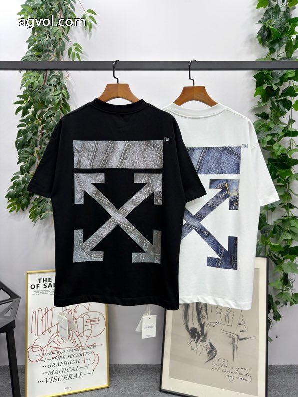 半袖Tシャツ数量限定新品 SS26オシャレ 雑誌掲載アイテム Off-White偽 ブランド_0_1