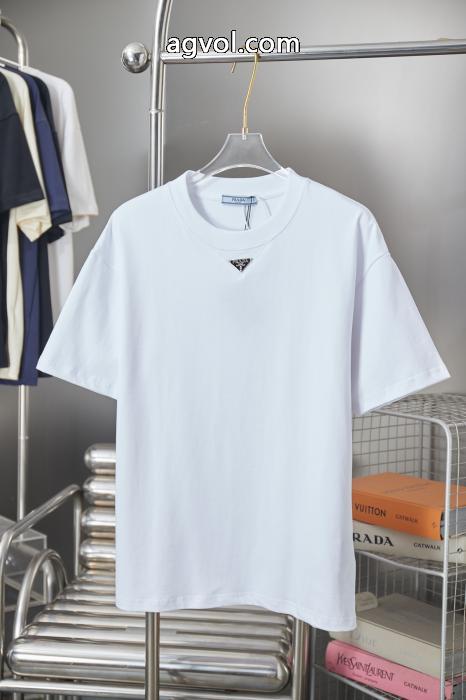 VIP価格 海外限定アイテム 数量限定特価ブランド 品 コピープラダ半袖Tシャツ_0_2