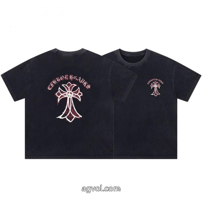 CHROME HEARTS今すぐ欲しい 最新トレンド 韓国ファッションスーパー コピー 通販 優良半袖Tシャツ_0_4