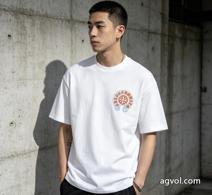 ブランドコピーCHROME HEARTS季節限定販売 お買い得 新作2026らしさをプラス半袖Tシャツ_0_2