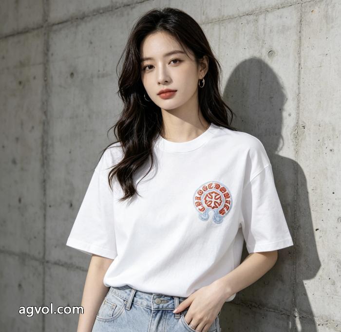 ブランドコピーCHROME HEARTS季節限定販売 お買い得 新作2026らしさをプラス半袖Tシャツ_0_3