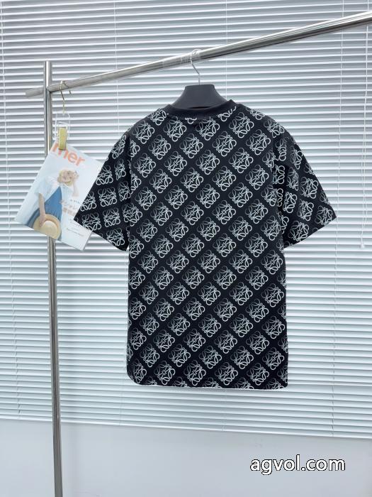 激安 通販 ブランド半袖Tシャツ限定激安 2026 HOT新品 夏の大人カジュアルスタイルLOEWE_0_1