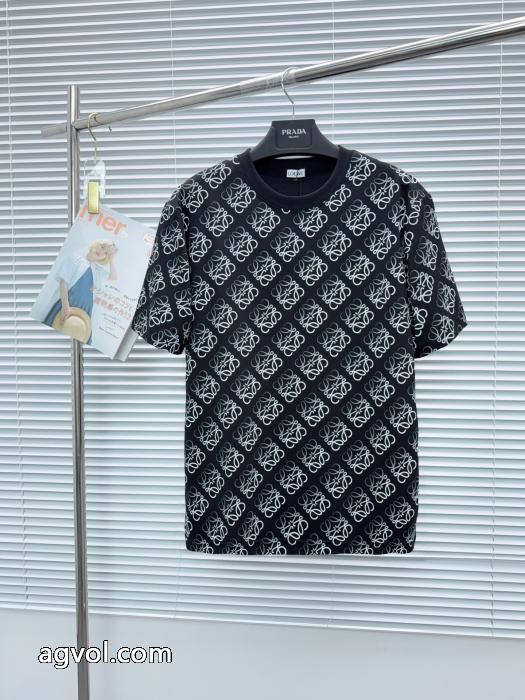 激安 通販 ブランド半袖Tシャツ限定激安 2026 HOT新品 夏の大人カジュアルスタイルLOEWE_0_2