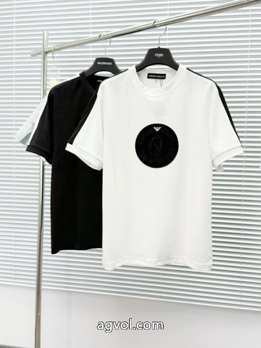 半袖Tシャツ偽 ブランドアルマーニ限定人気セール 数量限定SALE 高感度アイテム_0_1