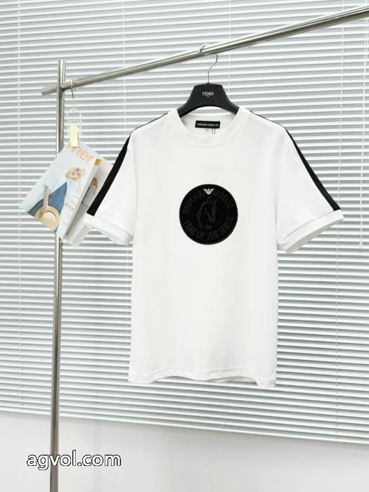 半袖Tシャツ偽 ブランドアルマーニ限定人気セール 数量限定SALE 高感度アイテム_0_4