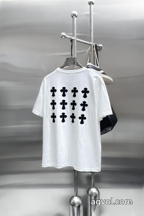 ブランド 通販 激安半袖Tシャツ最安値挑戦！ 夏季新作品 完売必須CHROME HEARTS_0_1