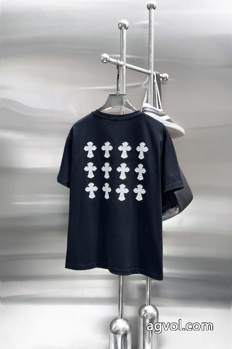 ブランド 通販 激安半袖Tシャツ最安値挑戦！ 夏季新作品 完売必須CHROME HEARTS_0_3