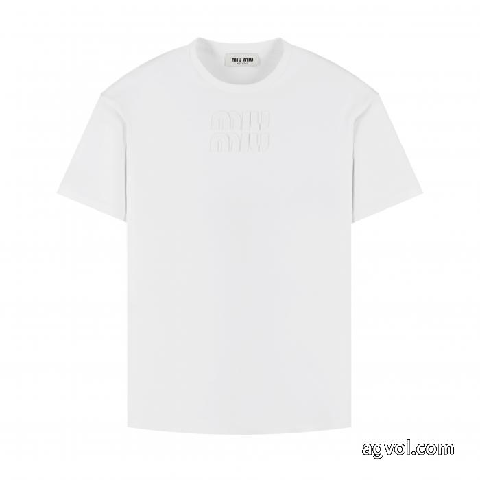 MIUMIU半袖Tシャツブランド 通販店優れた品質 大注目！ 高級感演出_0_0
