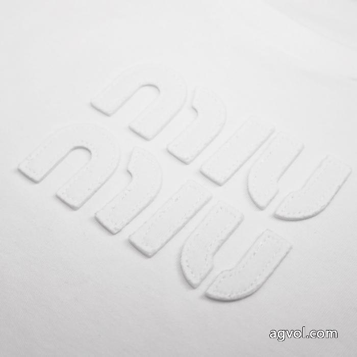 MIUMIU半袖Tシャツブランド 通販店優れた品質 大注目！ 高級感演出_0_1