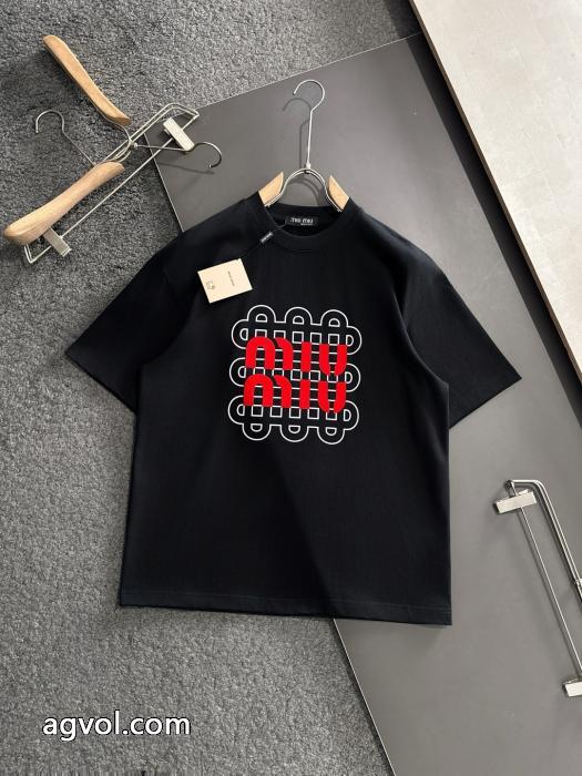 MIUMIU半袖Tシャツ発売極限状態！ 2026新品 使い勝手の良いコピー 品 ブランド_0_1