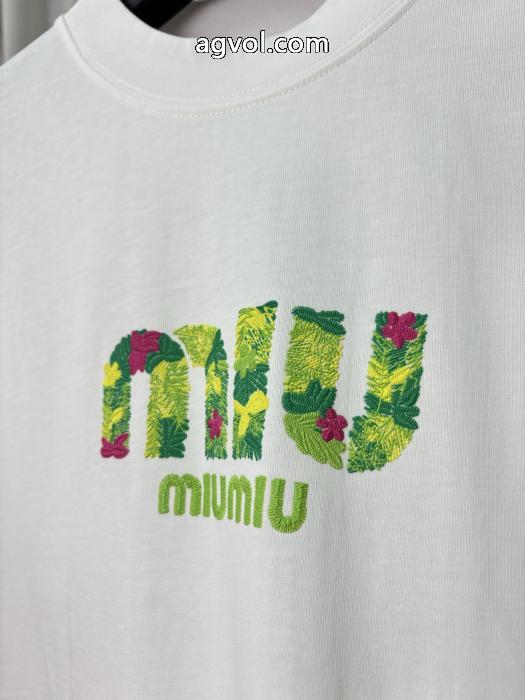 偽物 ブランド愛らしさ抜群 お買い得セール お得セールMIUMIU半袖Tシャツ_0_0