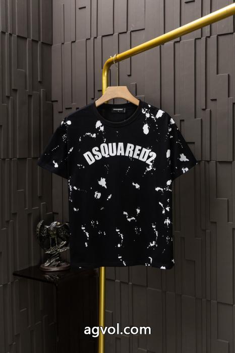 コピー 商品 ブランド最終価格 流行フォルム ロゴが美しい半袖TシャツDSQUARED2_0_2