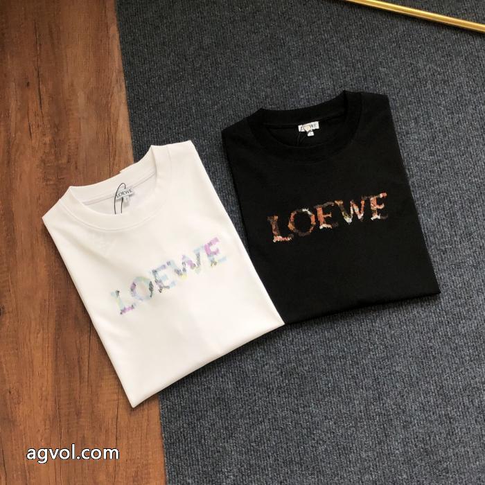 スーパー コピー ブランド 通販ロエベ今季新作 セール 大人気ブランド HOT人気半袖Tシャツ_0_2