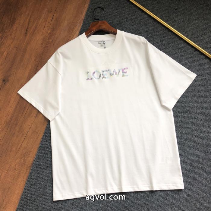スーパー コピー ブランド 通販ロエベ今季新作 セール 大人気ブランド HOT人気半袖Tシャツ_0_3