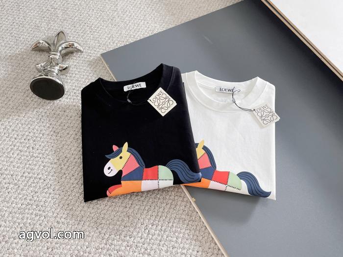 半袖Tシャツ高級感漂う 26新作限定版プリント 暖かな着心地LOEWEコピー 商品 ブランド_0_5