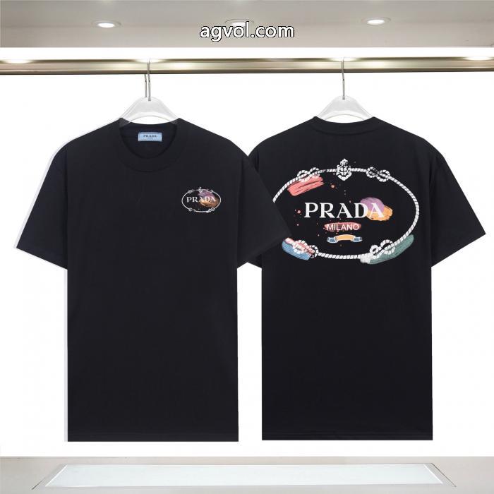 半袖TシャツPRADA海外よりお届け限定品 気分がアガる 品質保証定番コピー 商品 通販_0_1