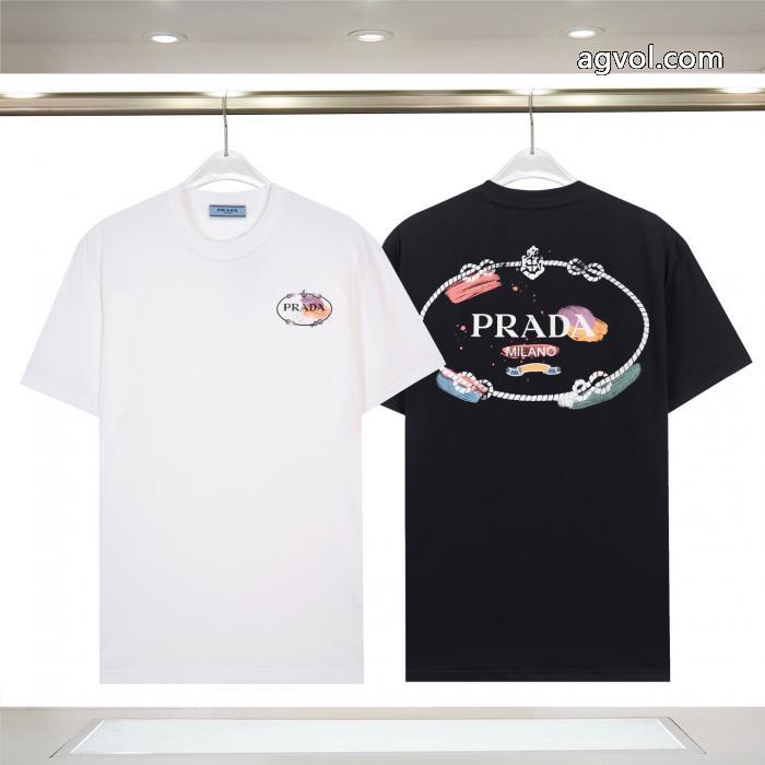 半袖TシャツPRADA海外よりお届け限定品 気分がアガる 品質保証定番コピー 商品 通販_0_2
