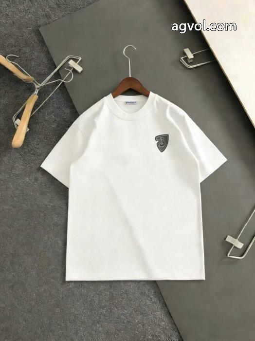 半袖Tシャツブランド 通販 激安格好良い 個性的な素材感も魅力 圧倒的な高級感BURBERRY_0_2