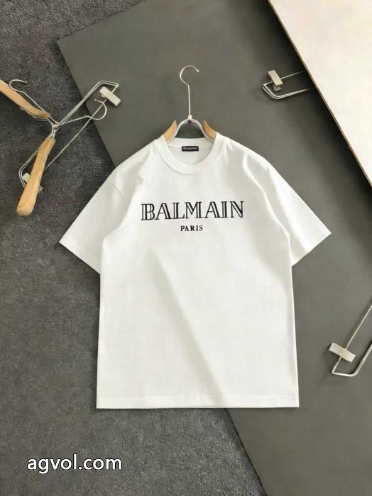 BALMAIN半袖Tシャツ最落なし! 希少! 夏限定の人気おすすめ 優等品ブランド コピー s 級_0_3