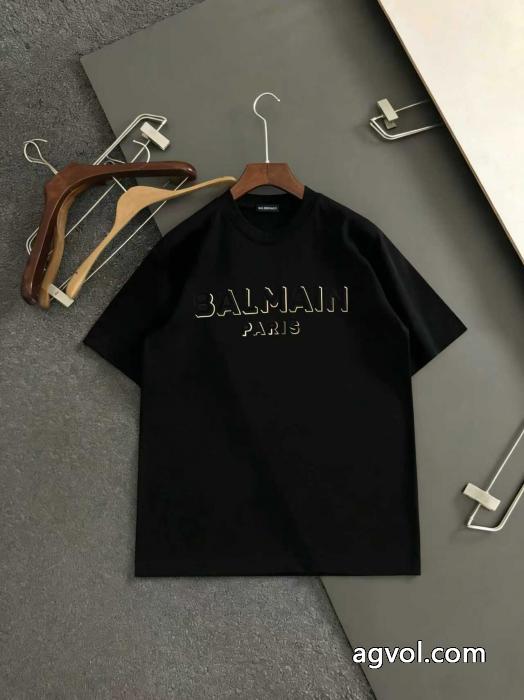 バルマン優れた品質 今季は色を使った注目新品 最新版おすすめ商品半袖Tシャツブランド 偽物 通販_0_1