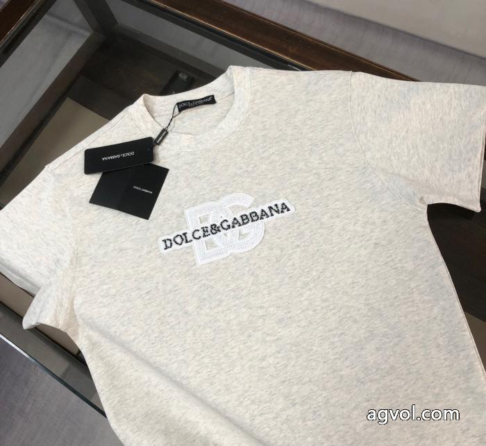 先行セール 海外最新モデル 韓国高級服偽 ブランド 販売Dolce&Gabbana半袖Tシャツ_0_2