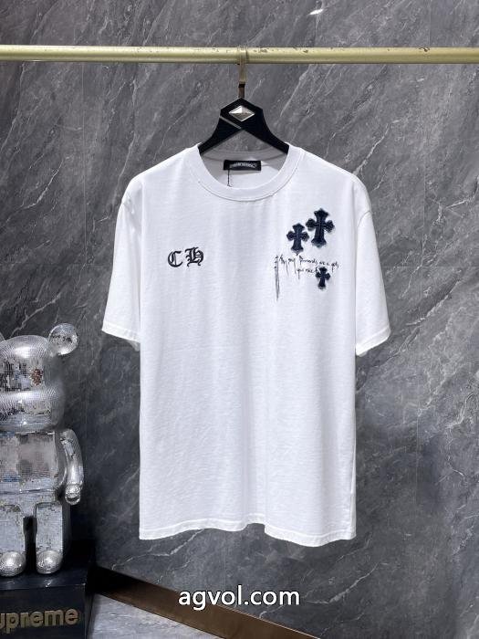 半袖TシャツCHROME HEARTS偽 ブランド完売続出 限定的新作入荷 フェミニンな雰囲気_0_1