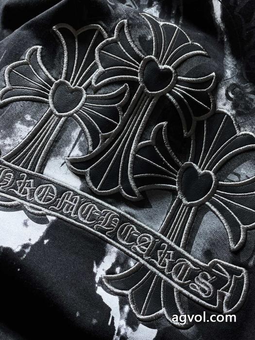 激安 通販 専門ロゴが素敵 上品スタイル 新作売切れ続出半袖TシャツCHROME HEARTS_0_4