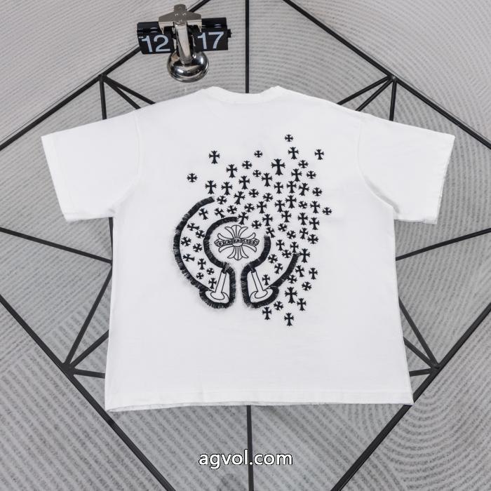正規品 人気売れ筋商品 夏っぽさ新作アイテムコピー 商品 販売半袖TシャツCHROME HEARTS_0_1