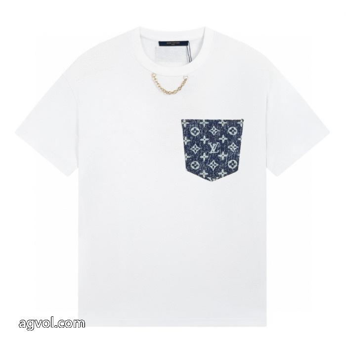 限定品 新作超高人気 新品人気上昇半袖TシャツLOUIS VUITTONブランド 偽物 通販_0_0
