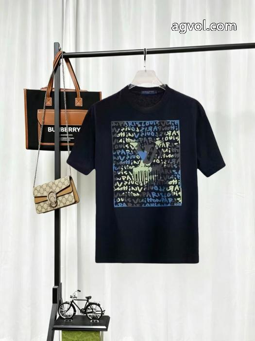 VIPセールで奇跡 圧倒的な高級感 機能性が高いスーパー コピー半袖TシャツLOUIS VUITTON_0_3