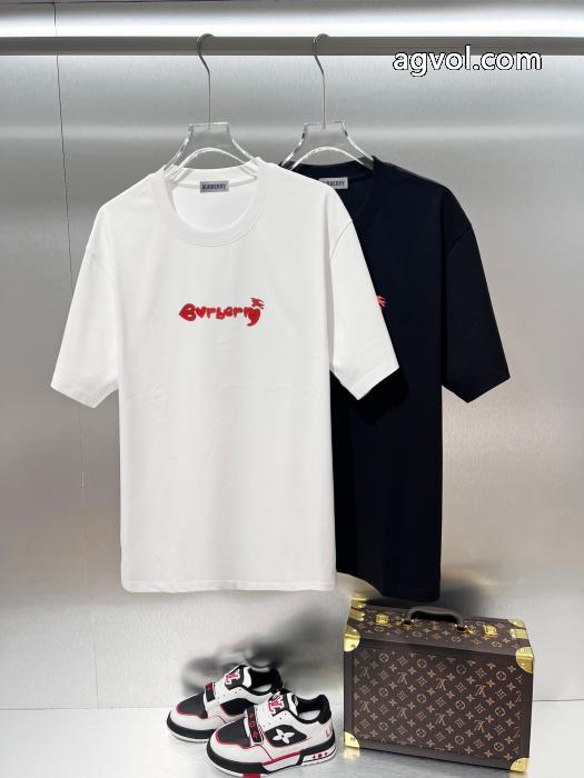 バーバリー夏先に重宝 完売必至 機能面抜群スーパー コピー 販売半袖Tシャツ_0_2