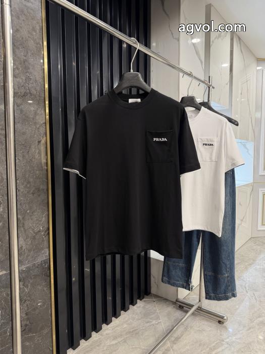 限定特価 2026新作限定 大人かっこいいPRADA半袖Tシャツコピー ブランド 優良_0_0