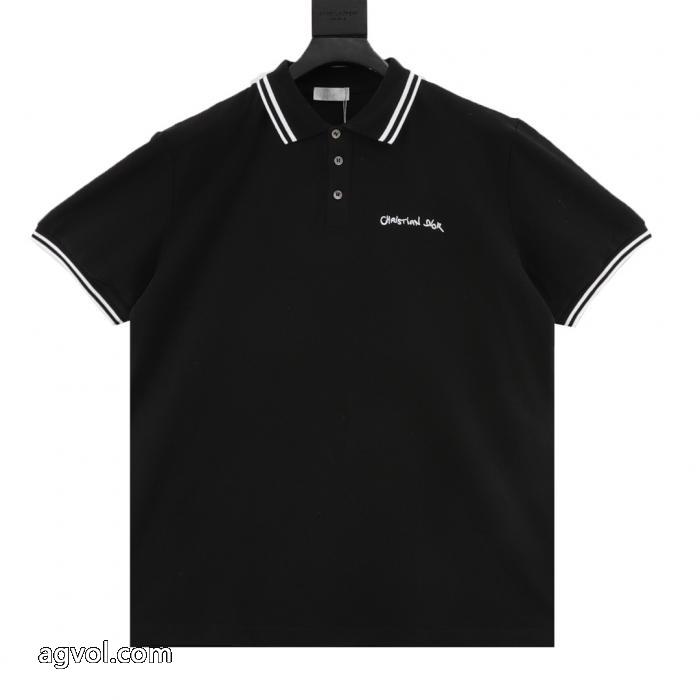 優れた品質 人気急上昇中 夏季超人気アイテム半袖poloTシャツDIORブランド コピー バック_0_0