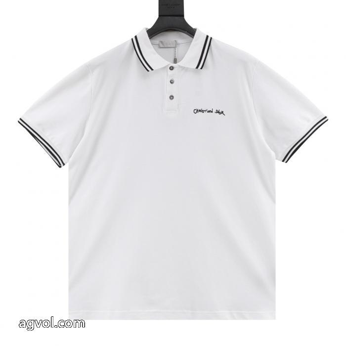 優れた品質 人気急上昇中 夏季超人気アイテム半袖poloTシャツDIORブランド コピー バック_0_2