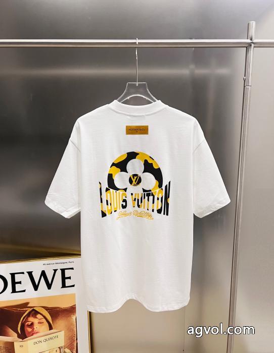 大人気ストリート お勧め 少数入荷偽 ブランド半袖TシャツLOUIS VUITTON_0_0