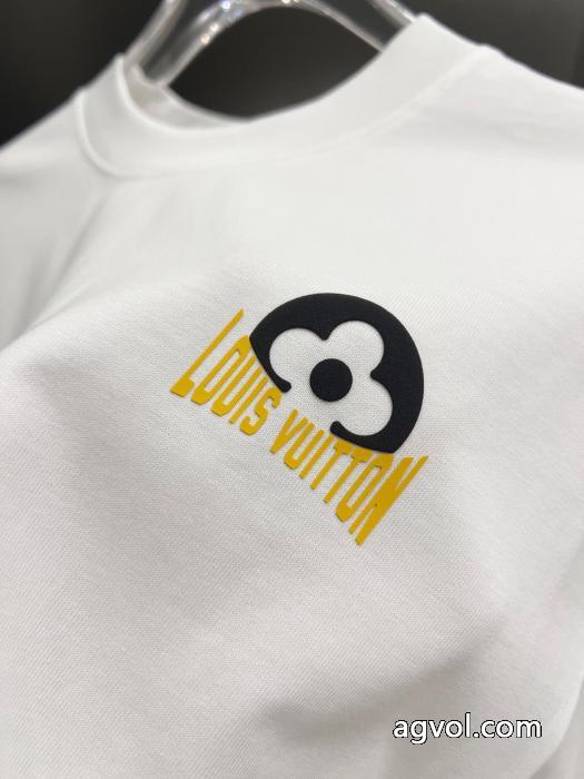 大人気ストリート お勧め 少数入荷偽 ブランド半袖TシャツLOUIS VUITTON_0_3