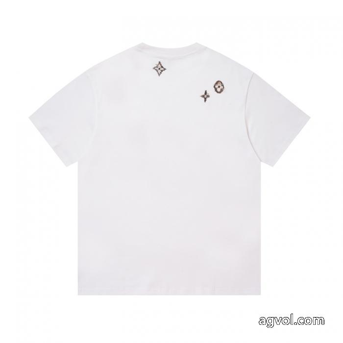 トップトレンド2026 海外限定モデル 新作 王道コンビコピー ブランド半袖TシャツLOUIS VUITTON_0_0
