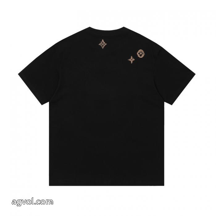 トップトレンド2026 海外限定モデル 新作 王道コンビコピー ブランド半袖TシャツLOUIS VUITTON_0_1