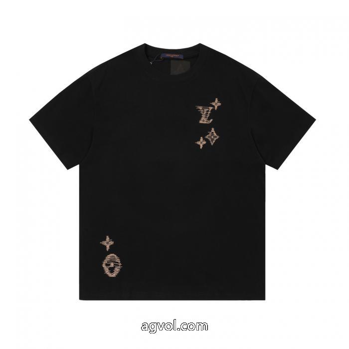 トップトレンド2026 海外限定モデル 新作 王道コンビコピー ブランド半袖TシャツLOUIS VUITTON_0_2