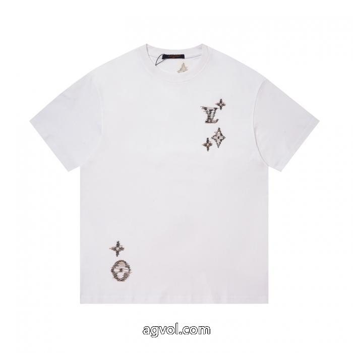 トップトレンド2026 海外限定モデル 新作 王道コンビコピー ブランド半袖TシャツLOUIS VUITTON_0_4