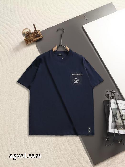 半袖Tシャツ素材感に注目 お洒落 2026新作ブランド 偽物 激安フェンディ_0_4